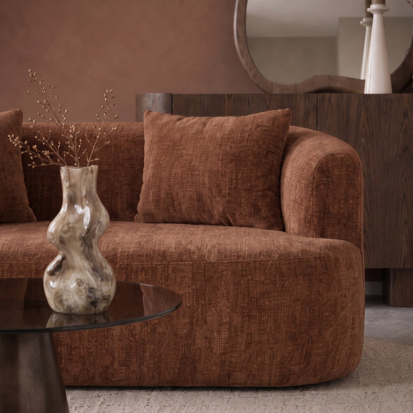 2 Seater Sofa Adele Chenille Copper
