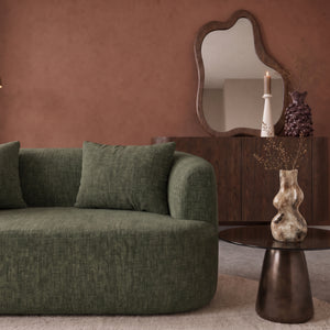 2 Seater Sofa Adele Chenille Sage Green