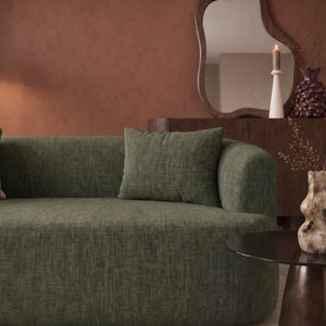2 Seater Sofa Adele Chenille Sage Green