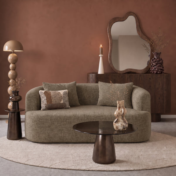 2 Seater Sofa Adele Chenille Taupe