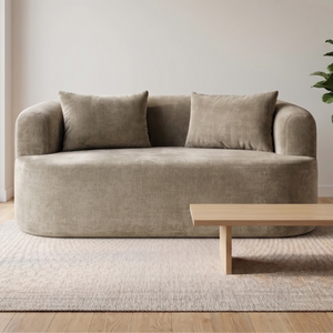 2 Seater Sofa Adele Chenille Taupe