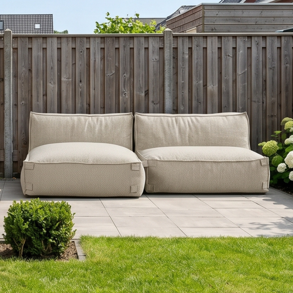 Outdoor Lounge Set 3 Seater With Lounge Kiki Taupe