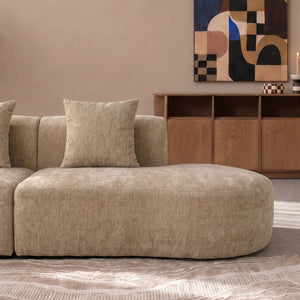 3 Seater Sofa Emma Chenille Taupe
