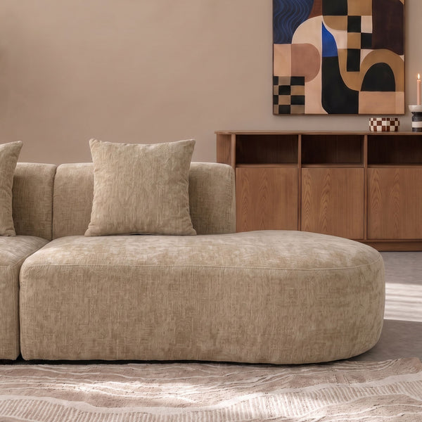 3 Seater Sofa Emma Chenille Taupe