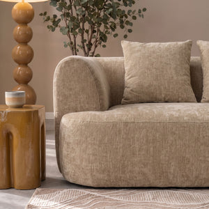 3 Seater Sofa Emma Chenille Taupe