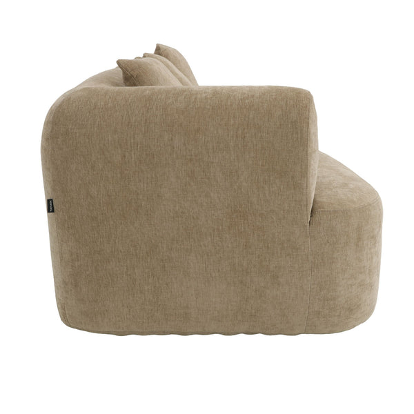 3-Zitsbank Emma Chenille Taupe