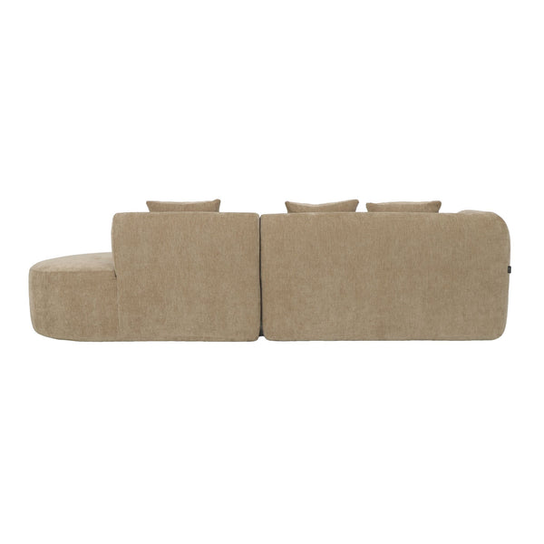 3-Zitsbank Emma Chenille Taupe