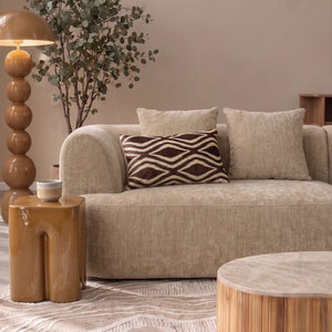 3 Seater Sofa Emma Chenille Taupe