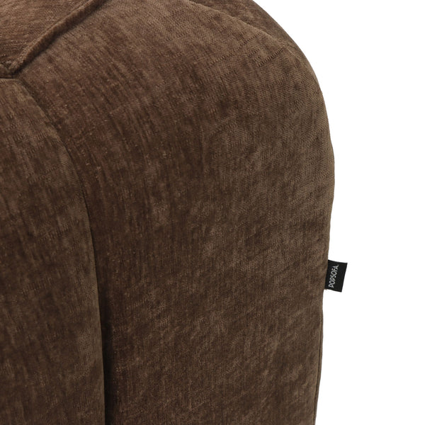 Canapé 3 Places Wave Chenille Marron