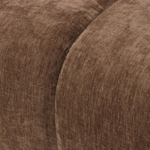 Canapé 3 Places Wave Chenille Marron