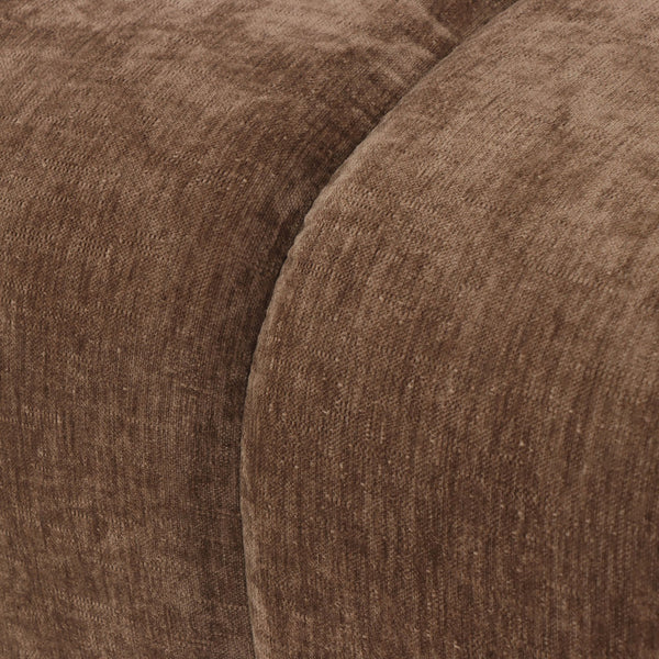 Canapé 3 Places Wave Chenille Marron
