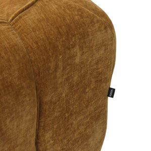 3-Zitsbank Wave Chenille Okergeel