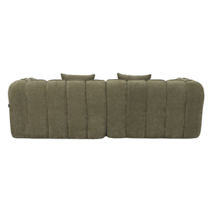 Canapé 3 Places Wave Chenille Vert Sauge