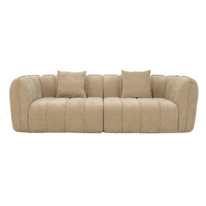 3 Seater Sofa Wave Chenille Taupe