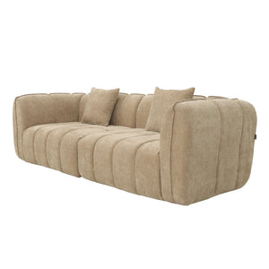 3 Seater Sofa Wave Chenille Taupe