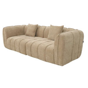 3 Seater Sofa Wave Chenille Taupe