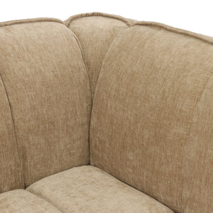 3 Seater Sofa Wave Chenille Taupe