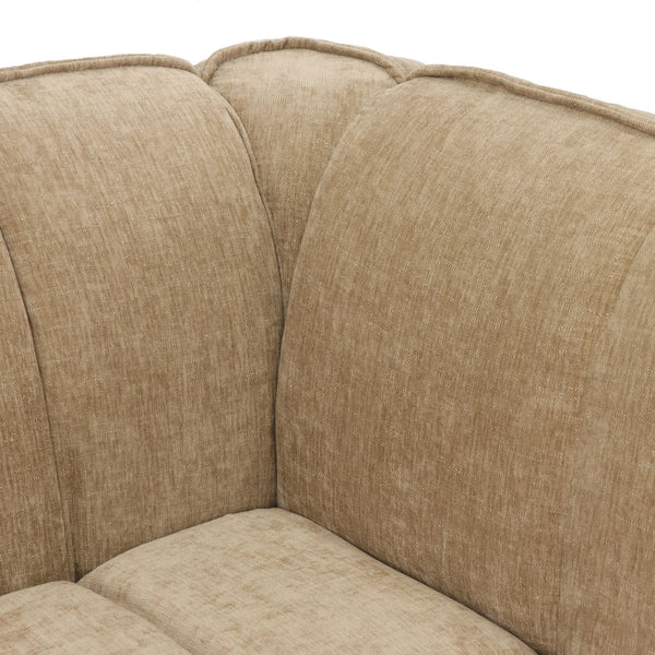 3 Seater Sofa Wave Chenille Taupe