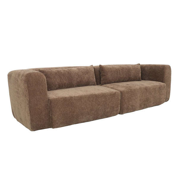 4-Zitsbank Maya Chenille Bruin
