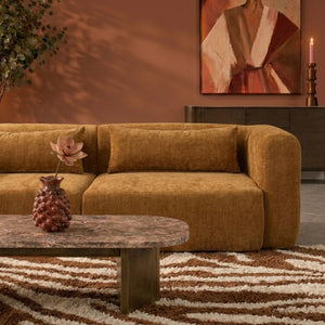 Sofa 4-Osobowa Maya szenil, ochrowożółta
