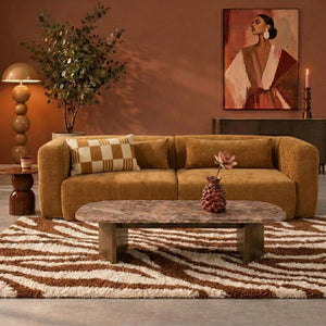 Sofa 4-Osobowa Maya szenil, ochrowożółta