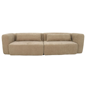 4-Zitsbank Maya Chenille Taupe