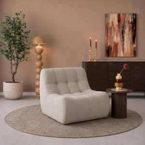 Fauteuil Rave Bouclé beige