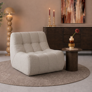 Fauteuil Rave Bouclé beige