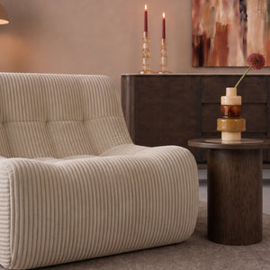 Fauteuil Rave Ribstof Beige
