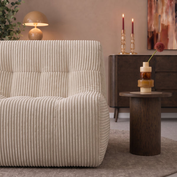 Fauteuil Rave Ribstof Beige