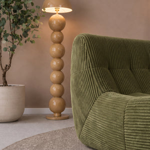 Fauteuil Rave Ribstof Groen