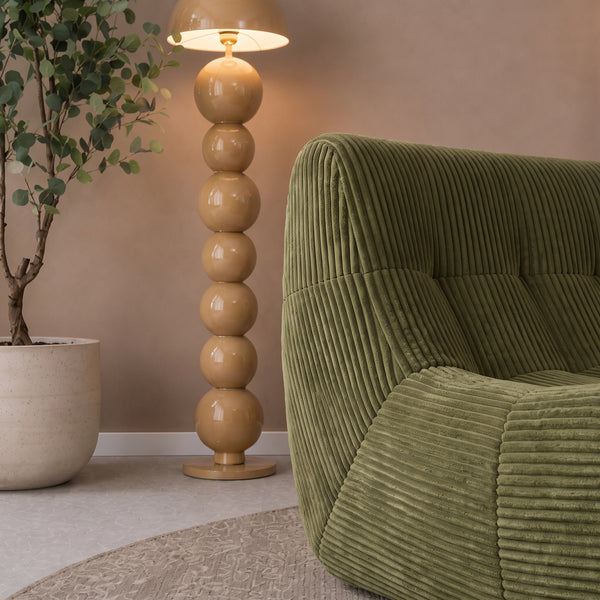 Fauteuil Rave Ribstof Groen