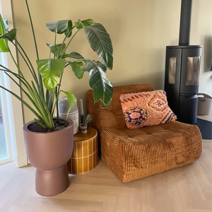 Sessel Rave Cordstoff Ockergelb