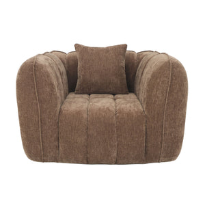 Fauteuil Wave Chenille Bruin