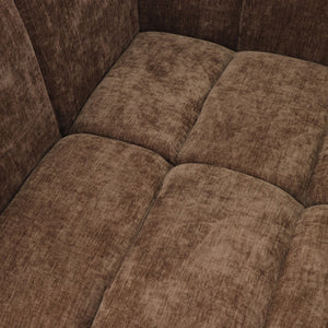 Fauteuil Wave Chenille Bruin