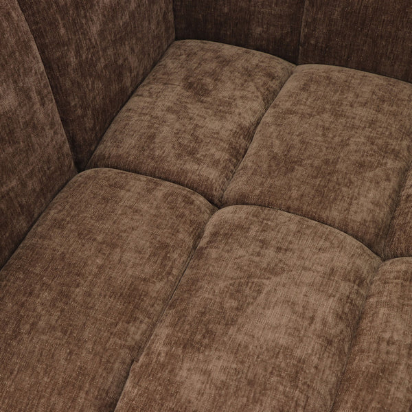 Fauteuil Wave Chenille Bruin