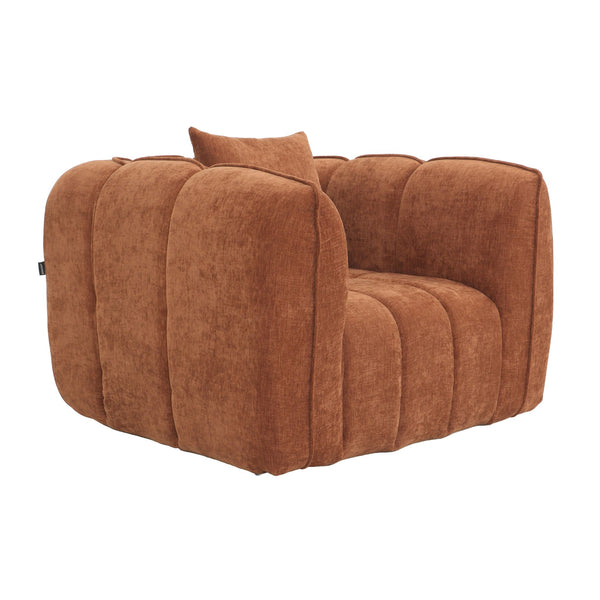 Fauteuil Wave Chenille Koper