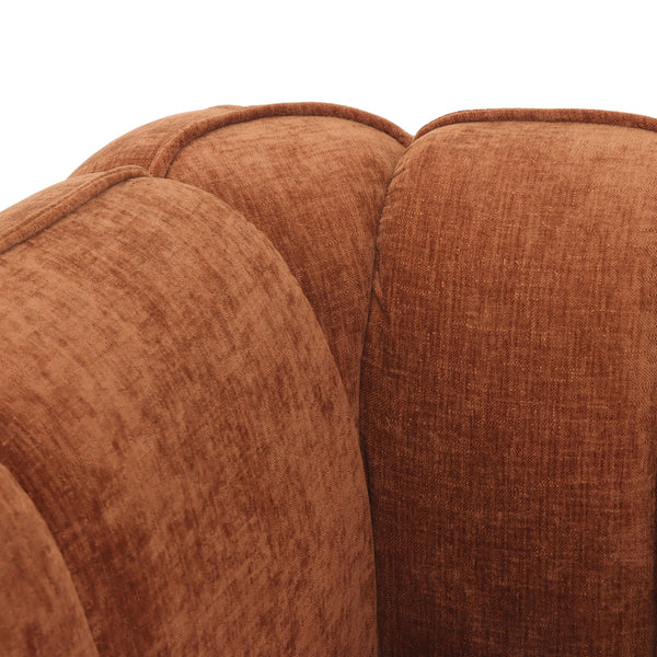 Fauteuil Wave Chenille Koper