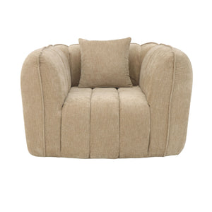 Fauteuil Wave Chenille Taupe