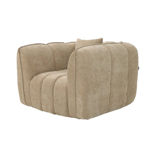 Fauteuil Wave Chenille Taupe