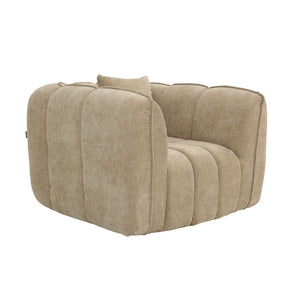 Fauteuil Wave Chenille Taupe