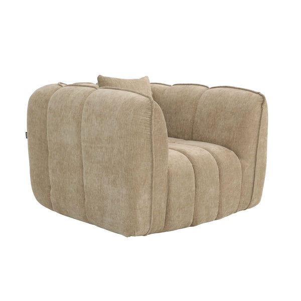 Fauteuil Wave Chenille Taupe