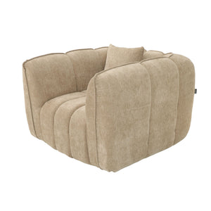 Fauteuil Wave Chenille Taupe