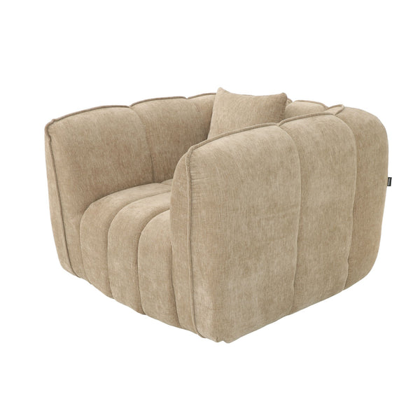 Fauteuil Wave Chenille Taupe