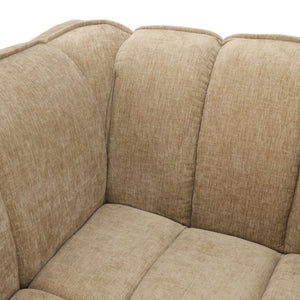 Fauteuil Wave Chenille Taupe