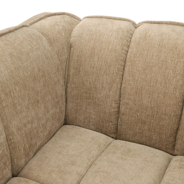 Fauteuil Wave Chenille Taupe