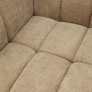 Fauteuil Wave Chenille Taupe