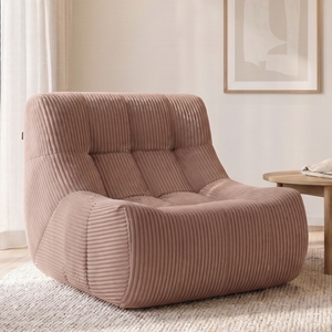 Sessel Rave Cordstoff Terrakotta/Rosa