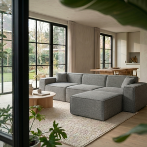 Beat Corner Sofa Bouclé Brown