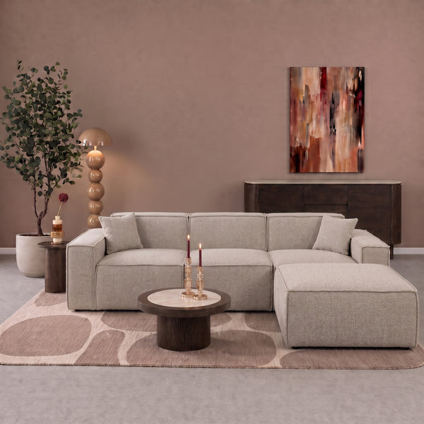 Beat Corner Sofa Bouclé Taupe